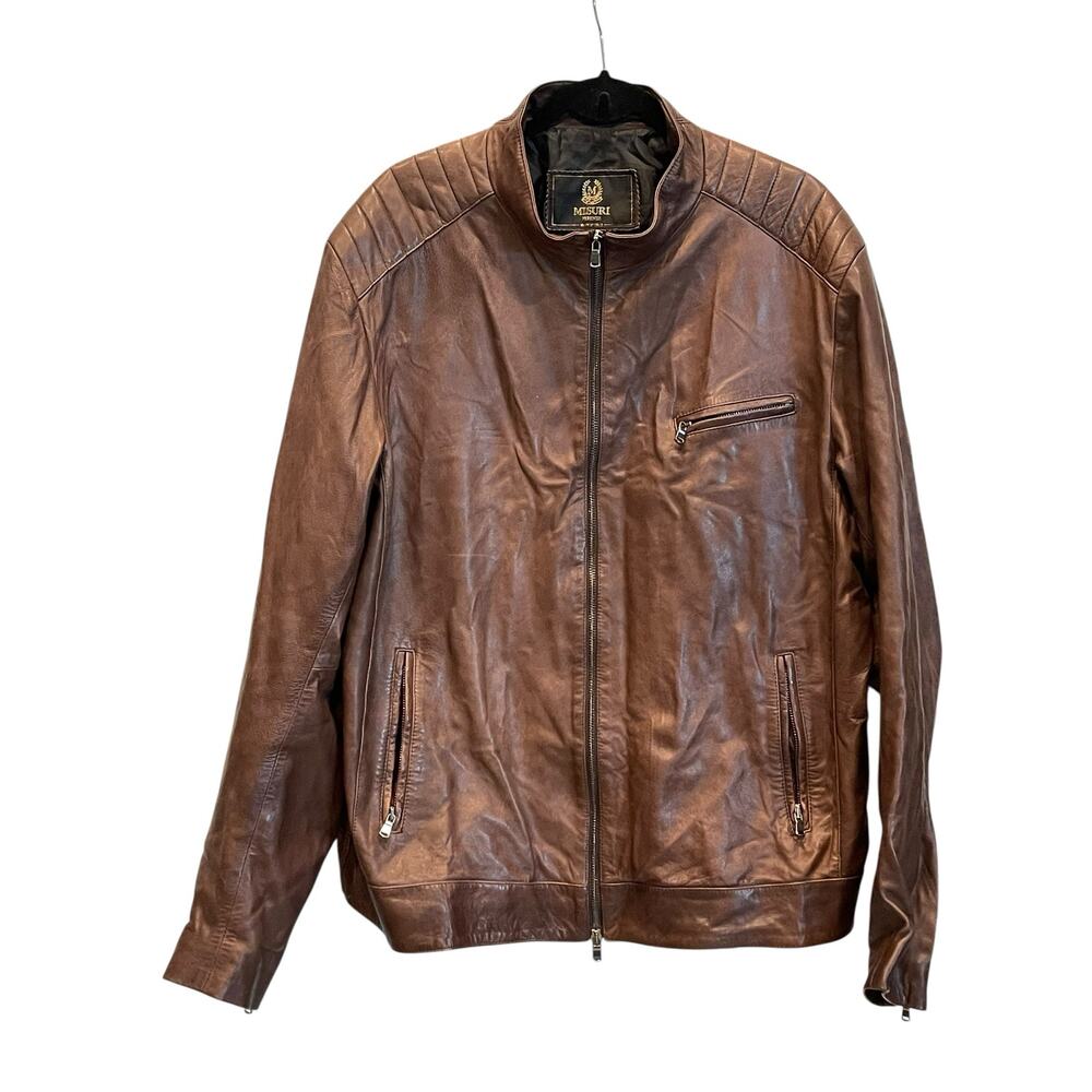 Misuri Firenze genuine leather jacket Size:60